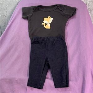 5 for $10 💜 Fox Outfit Size 9 Months